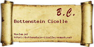 Bottenstein Cicelle névjegykártya